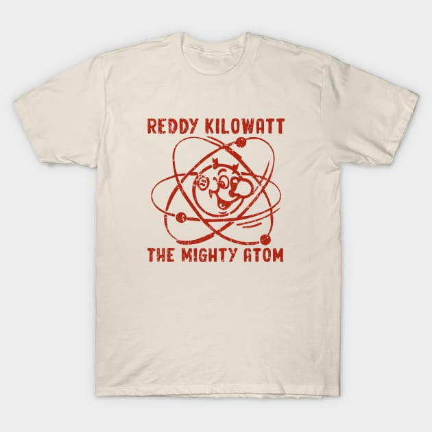 Reddy Kilowatt - The Mighty Atom T-Shirt by Sayang Anak